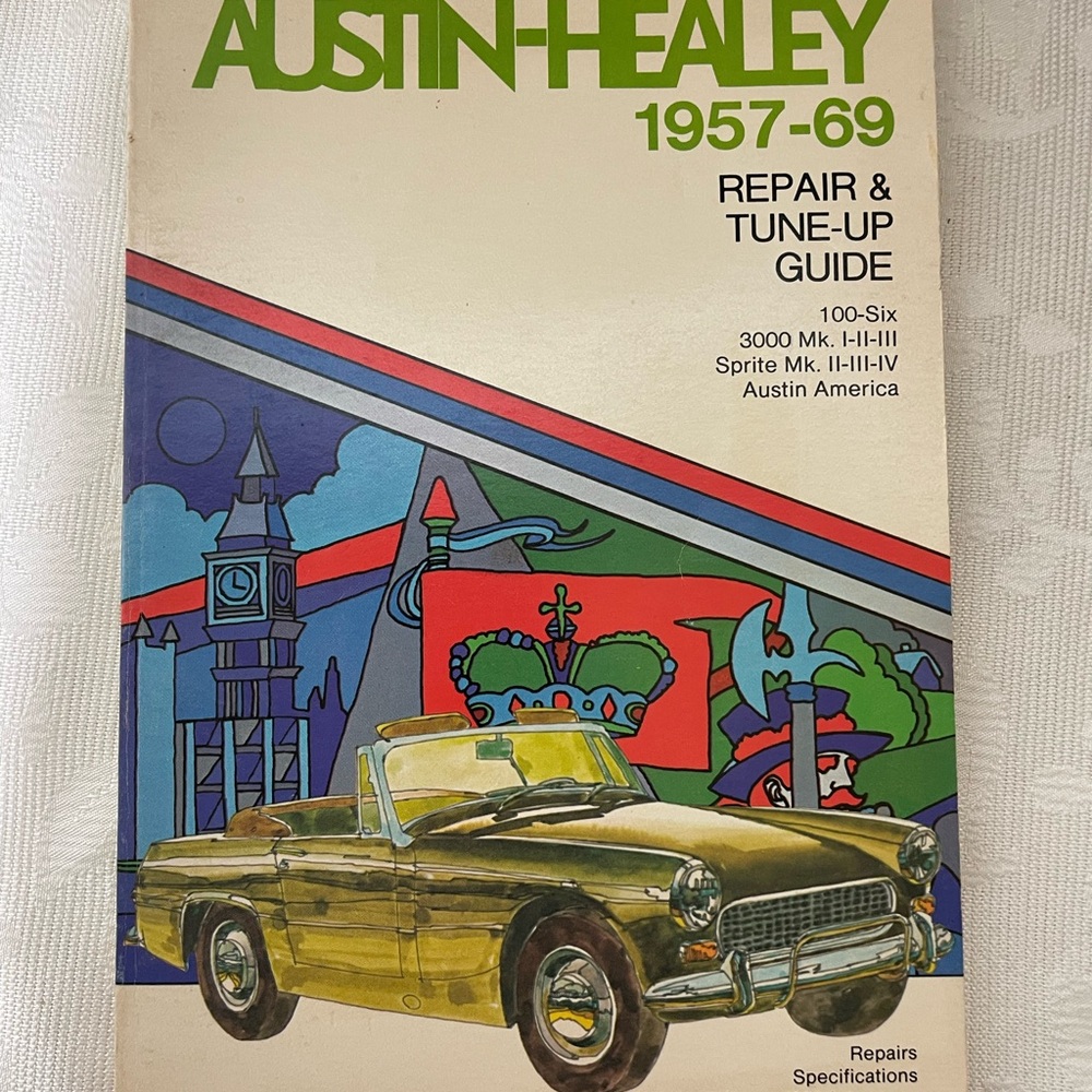 Chilton Austin-Healey 1957-69 Auto Repair & Tune-Up Guide vehicle
